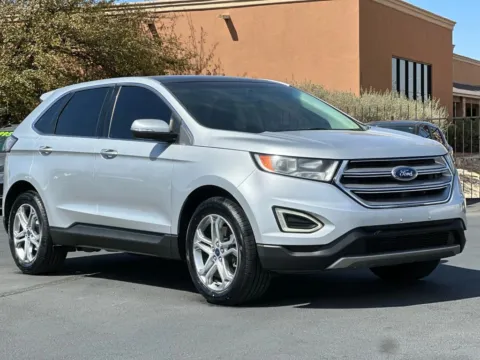 Silver 2015 Ford Edge Titanium Sport Utility 4D for sale in Las Cruces, NM