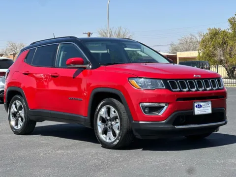 Red 2021 Jeep Compass Limited Sport Utility 4D for sale in Las Cruces, NM