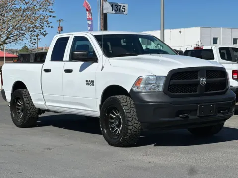 White 2016 Ram 1500 Quad Cab Tradesman Pickup 4D 6 1/3 ft for sale in Las Cruces, NM
