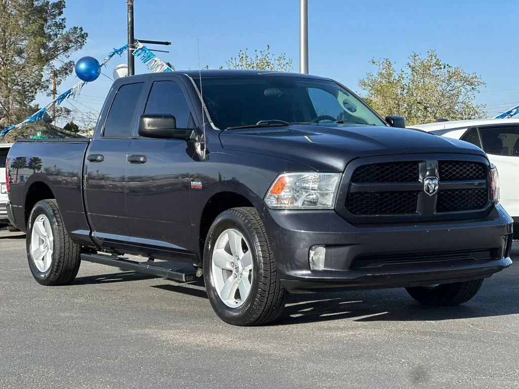 Gray 2015 Ram 1500 Quad Cab Express Pickup 4D 6 1/3 ft for sale in Las Cruces, NM