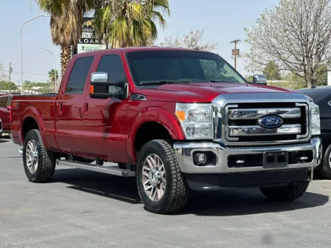 Red 2016 Ford F250 Super Duty Crew Cab Lariat Pickup 4D 6 3/4 ft for sale in Las Cruces, NM