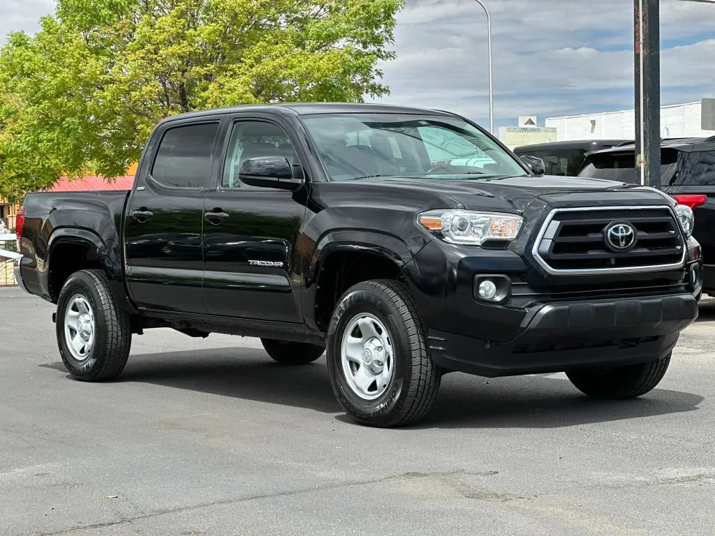 Black 2022 Toyota Tacoma Double Cab SR5 Pickup 4D 5 ft for sale in Las Cruces, NM