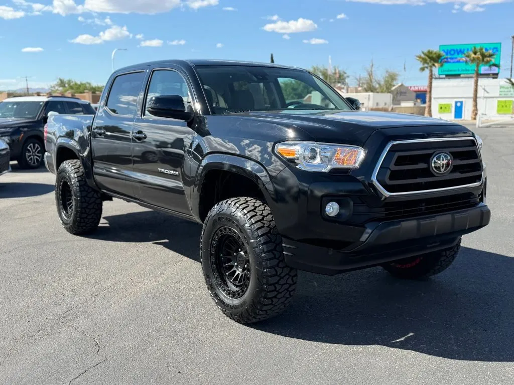Black 2022 Toyota Tacoma Double Cab SR5 Pickup 4D 5 ft for sale in Las Cruces, NM