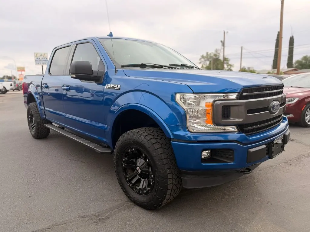 Blue 2018 Ford F-150 SuperCrew Cab XLT Pickup 4D 5 1/2 ft for sale in Las Cruces, NM