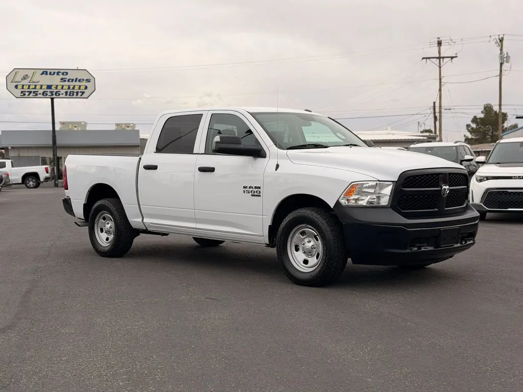White 2020 Ram 1500 Classic Crew Cab Tradesman Pickup 4D 5 1/2 ft for sale in Las Cruces, NM