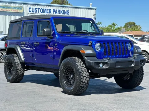 Blue 2018 Jeep Wrangler Unlimited All New Sport SUV 4D for sale in Las Cruces, NM