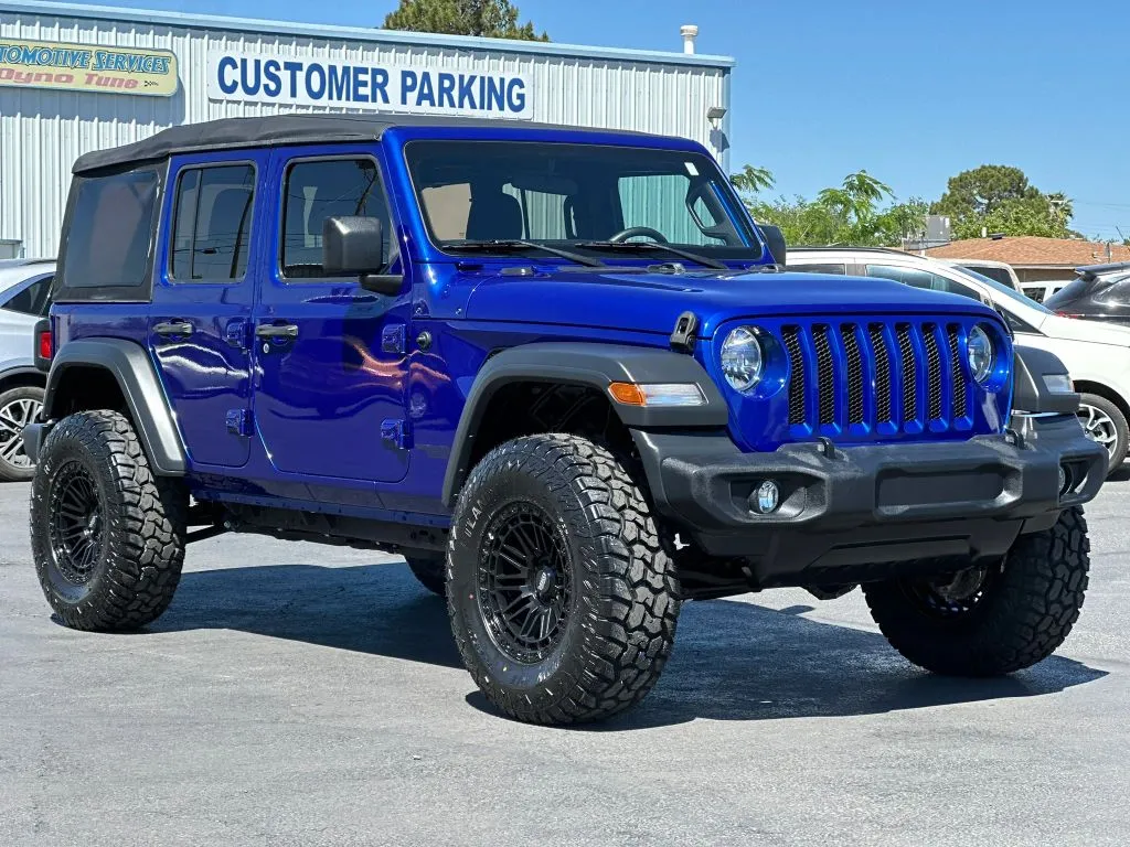 Blue 2018 Jeep Wrangler Unlimited All New Sport SUV 4D for sale in Las Cruces, NM