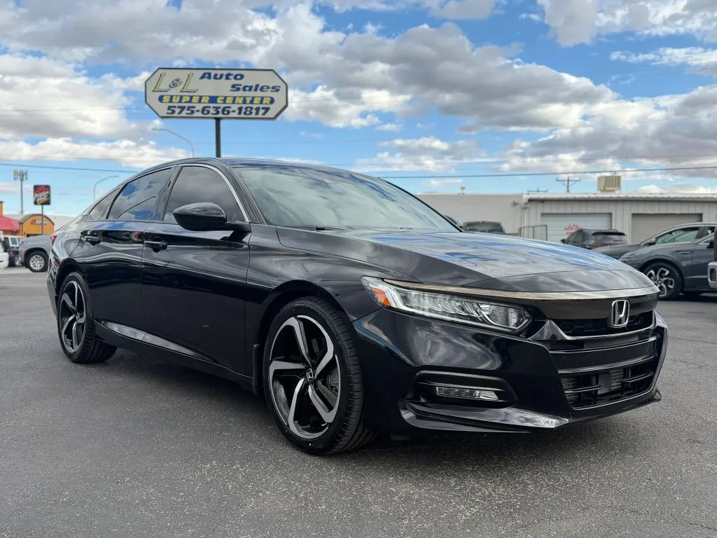 Black 2019 Honda Accord Sport Sedan 4D for sale in Las Cruces, NM