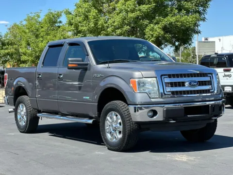Gray 2013 Ford F-150 SuperCrew Cab XLT Pickup 4D 5 1/2 ft for sale in Las Cruces, NM
