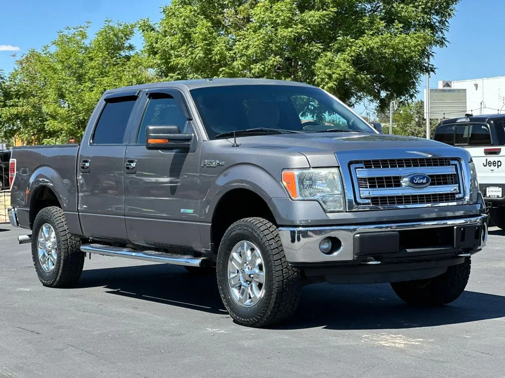 Gray 2013 Ford F-150 SuperCrew Cab XLT Pickup 4D 5 1/2 ft for sale in Las Cruces, NM