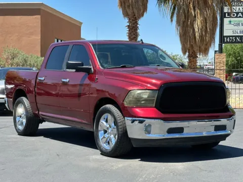 Red 2018 Ram 1500 Crew Cab Big Horn Pickup 4D 5 1/2 ft for sale in Las Cruces, NM