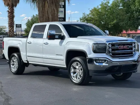 White 2017 GMC Sierra 1500 Crew Cab SLT Pickup 4D 5 3/4 ft for sale in Las Cruces, NM
