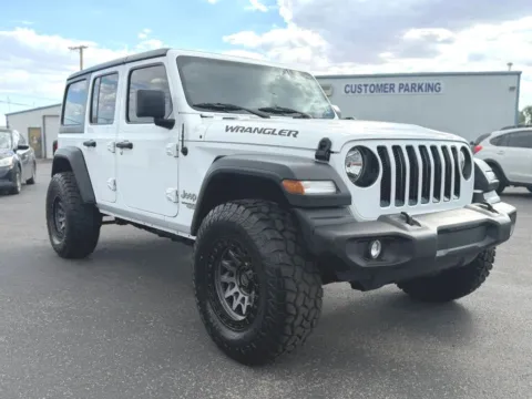 White 2018 Jeep Wrangler Unlimited All New Sport S Sport Utility 4D for sale in Las Cruces, NM