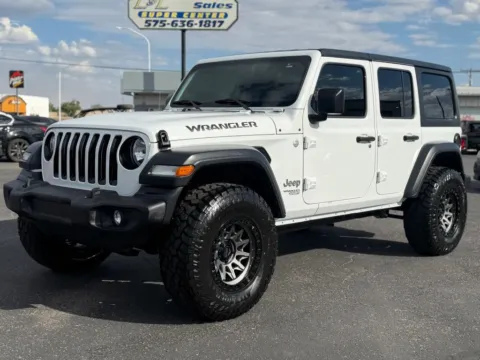 Another view of 2018 Jeep Wrangler Unlimited All New Sport S Sport Utility 4D for sale in Las Cruces, NM at L&L Auto Sales