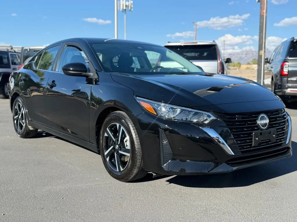 Black 2025 Nissan Sentra SV Sedan 4D for sale in Las Cruces, NM
