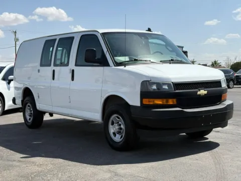 White 2021 Chevrolet Express 2500 Cargo Regular Van 3D for sale in Las Cruces, NM
