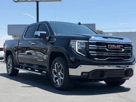 Black 2023 GMC Sierra 1500 Crew Cab SLT Pickup 4D 5 3/4 ft for sale in Las Cruces, NM