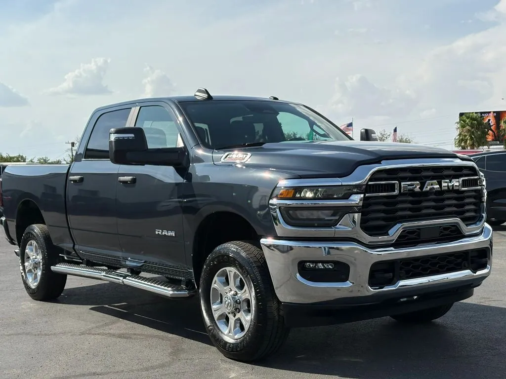 Gray 2026 Ram 2500 Crew Cab Big Horn Pickup 4D 6 1/3 ft for sale in Las Cruces, NM