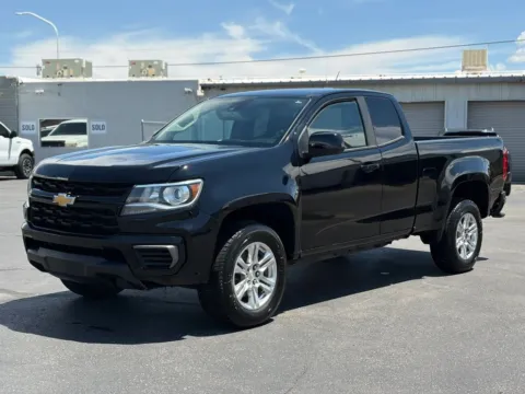 Black 2021 Chevrolet Colorado Extended Cab LT Pickup 4D 6 ft for sale in Las Cruces, NM