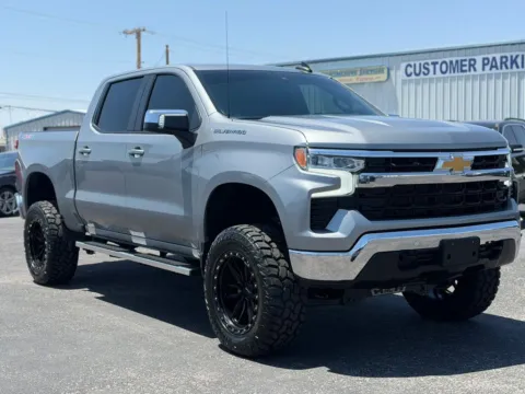 Gray 2024 Chevrolet Silverado 1500 Crew Cab LT Pickup 4D 5 3/4 ft for sale in Las Cruces, NM