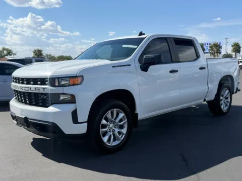 Another view of 2021 Chevrolet Silverado 1500 Crew Cab Custom Pickup 4D 5 3/4 ft for sale in Las Cruces, NM at L&L Auto Sales