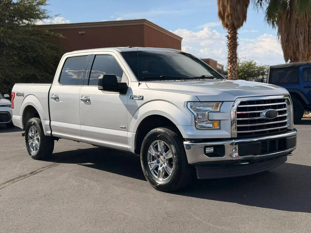 Silver 2017 Ford F-150 SuperCrew Cab XLT Pickup 4D 5 1/2 ft for sale in Las Cruces, NM