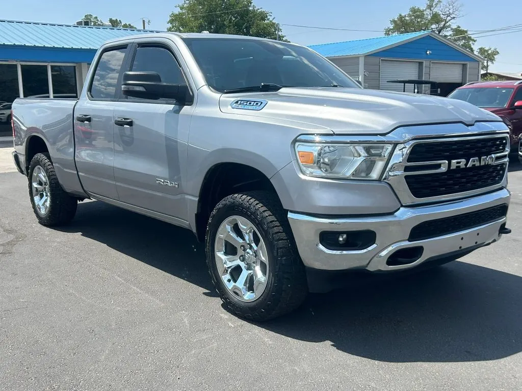 Silver 2023 Ram 1500 Quad Cab Big Horn Pickup 4D 6 1/3 ft for sale in Las Cruces, NM