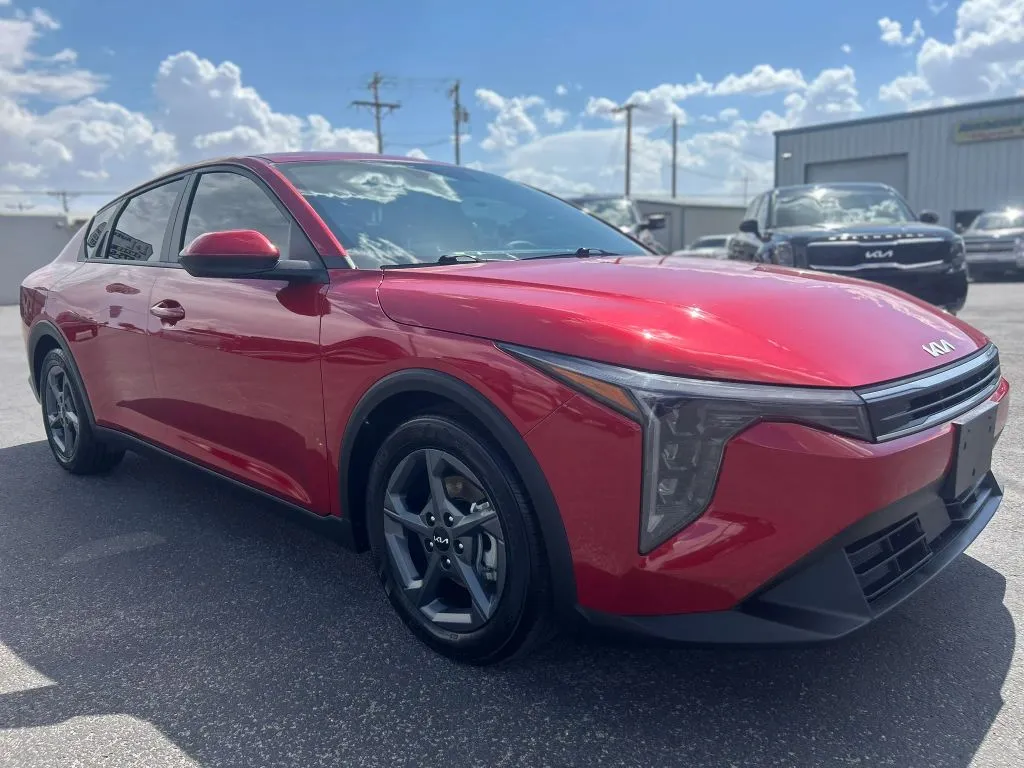 Red 2025 Kia K4 LXS Sedan 4D for sale in Las Cruces, NM