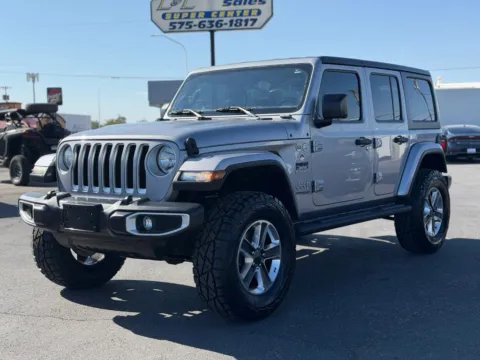 Another view of 2021 Jeep Wrangler Unlimited Sahara Sport Utility 4D for sale in Las Cruces, NM at L&L Auto Sales