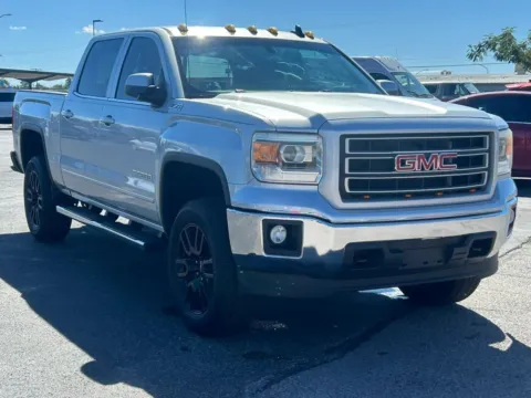 Silver 2015 GMC Sierra 1500 Crew Cab SLE Pickup 4D 5 3/4 ft for sale in Las Cruces, NM