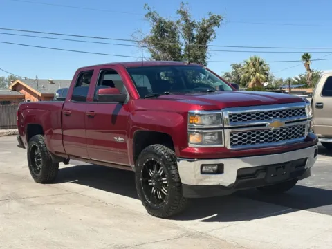 Red 2015 Chevrolet Silverado 1500 Double Cab LT Pickup 4D 6 1/2 ft for sale in Las Cruces, NM