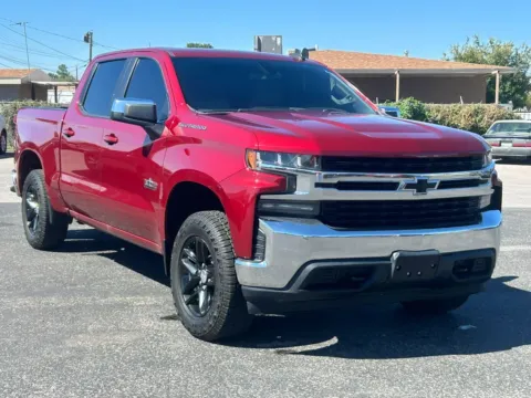 Red 2020 Chevrolet Silverado 1500 Crew Cab LT Pickup 4D 5 3/4 ft for sale in Las Cruces, NM