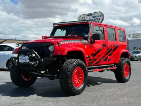 Another view of 2017 Jeep Wrangler Unlimited Rubicon Recon Sport Utility 4D for sale in Las Cruces, NM at L&L Auto Sales