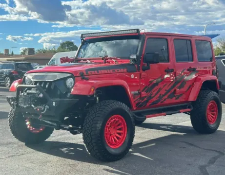Another view of 2017 Jeep Wrangler Unlimited Rubicon Recon Sport Utility 4D for sale in Las Cruces, NM at L&L Auto Sales