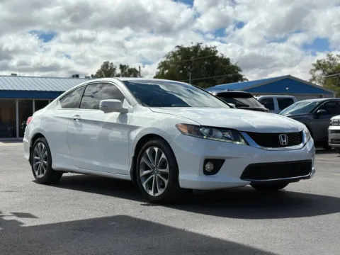 White 2014 Honda Accord EX-L Coupe 2D for sale in Las Cruces, NM