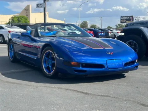 Blue 2002 Chevrolet Corvette Convertible 2D for sale in Las Cruces, NM