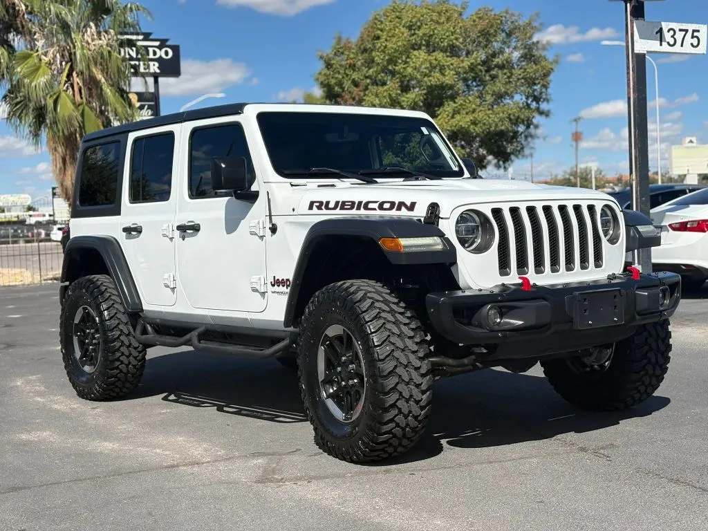 White 2018 Jeep Wrangler Unlimited All New Rubicon Sport Utility 4D for sale in Las Cruces, NM