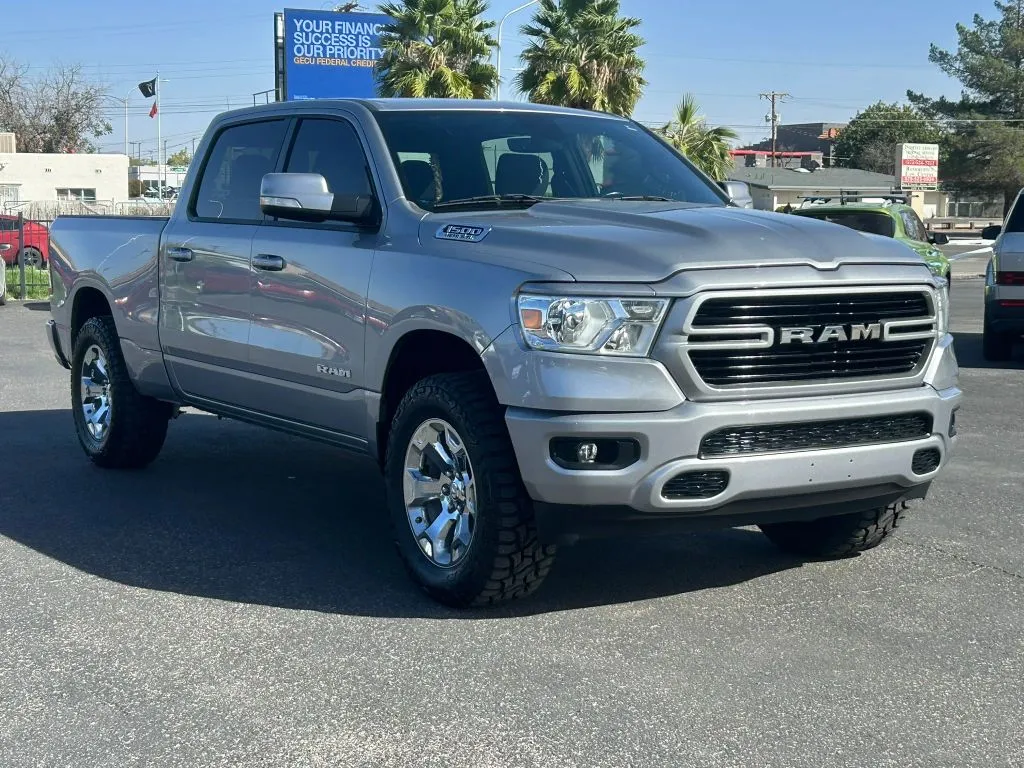 Silver 2019 Ram 1500 Crew Cab Big Horn Pickup 4D 6 1/3 ft for sale in Las Cruces, NM