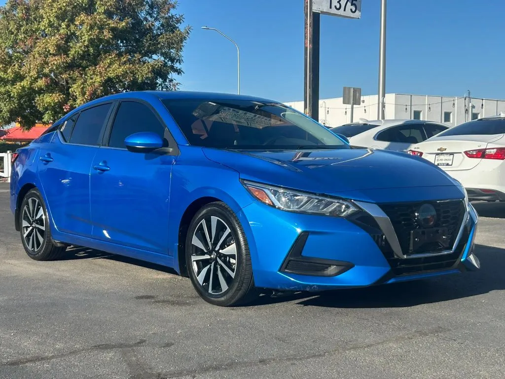 Blue 2023 Nissan Sentra SV Sedan 4D for sale in Las Cruces, NM