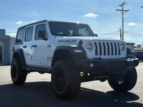 White 2020 Jeep Wrangler Unlimited Sport S Sport Utility 4D for sale in Las Cruces, NM