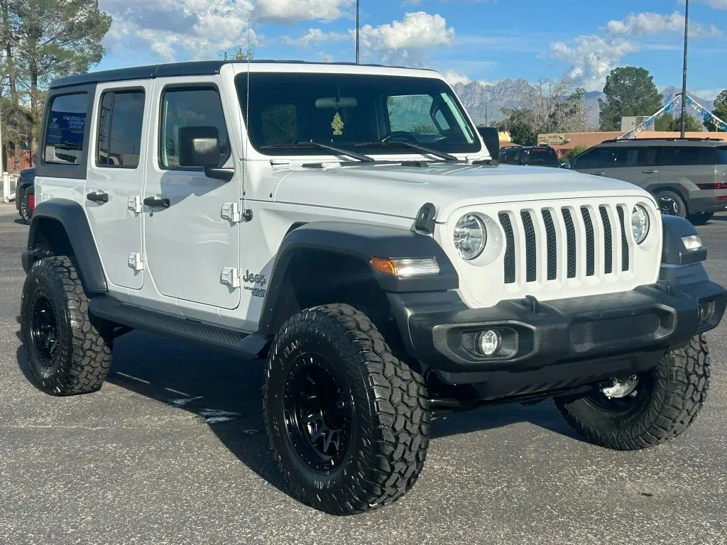 White 2020 Jeep Wrangler Unlimited Sport S Sport Utility 4D for sale in Las Cruces, NM