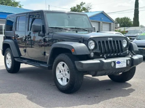 Black 2014 Jeep Wrangler Unlimited Sport SUV 4D for sale in Las Cruces, NM