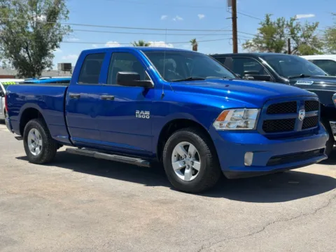 Blue 2017 Ram 1500 Quad Cab Express Pickup 4D 6 1/3 ft for sale in Las Cruces, NM