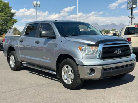 Silver 2010 Toyota Tundra CrewMax Pickup 4D 5 1/2 ft for sale in Las Cruces, NM