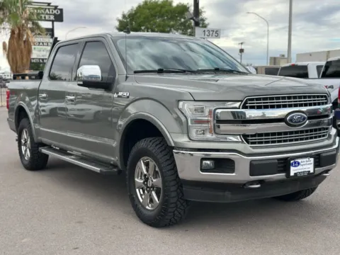 Gray 2020 Ford F-150 SuperCrew Cab Lariat Pickup 4D 5 1/2 ft for sale in Las Cruces, NM