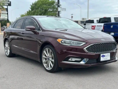 Red 2017 Ford Fusion Platinum Sedan 4D for sale in Las Cruces, NM