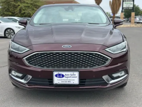 Another view of 2017 Ford Fusion Platinum Sedan 4D for sale in Las Cruces, NM at L&L Auto Sales