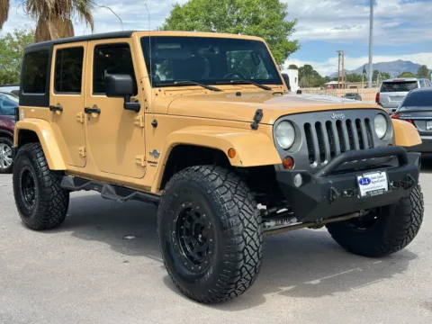 Beige 2013 Jeep Wrangler Unlimited Sport Freedom Edition Sport Utility 4D for sale in Las Cruces, NM