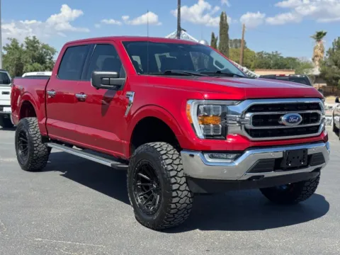 Red 2022 Ford F-150 SuperCrew Cab XLT Pickup 4D 5 1/2 ft for sale in Las Cruces, NM