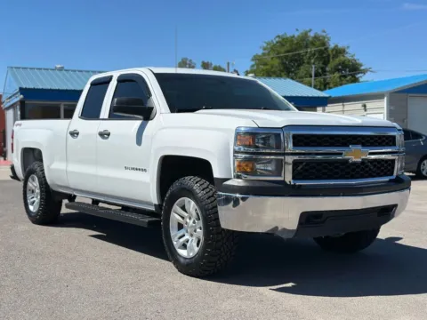 White 2014 Chevrolet Silverado 1500 Double Cab Work Truck Pickup 4D 6 1/2 ft for sale in Las Cruces, NM
